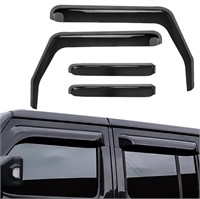 AUXMART WINDOW VISORS JK WRANGLER 4DOOR 2007-2017