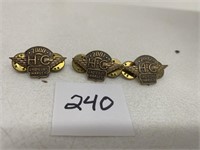 3 Harley HOG Group Ladies Pins