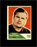 1960 Fleer #129 Ray Collins EX to EX-MT+