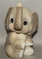 Vtg Homco-Style Ceramic Baby Elephant Figure