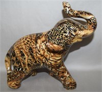 Vtg LaVie African Safari Ceramic Elephant Figure