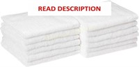 Basics Quick-Dry Washcloth - 100% Cotton  12pk
