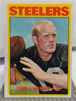 1972 TOPPS 2ND YR TERRY BRADSHAW #150 WAX STAINED