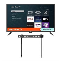32IN ONN ROKU SMART TV LED + FREE WALL MOUNT WITH