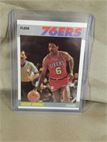 Mint 1987 Fleer Julius Erving Basketball Card