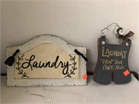 2 ct. Hanging Laundry Decor Signs