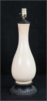 Crackle Glaze Pottery Lamp
