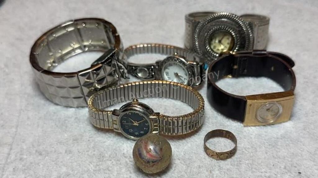 Thin 10k Ring, Designer Watches, Swirl Marble