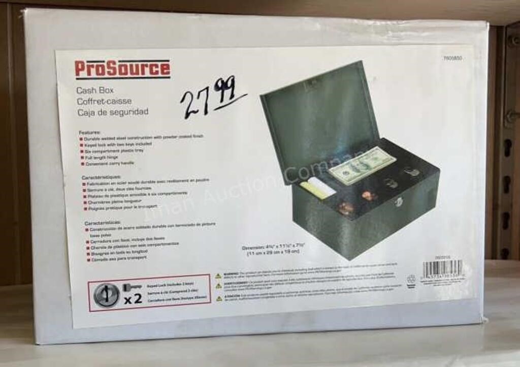 ProSource Cash Box