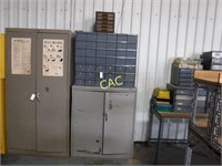 Divided Cabinet & 2door Metal Cabinet