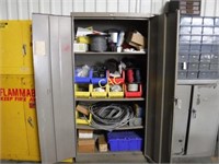 2door Metal Cabinet w/Electrical Supplies