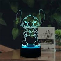 Cute Cartoon Stitch 3D Night Light