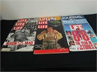 Vintage life, post and journal magazines