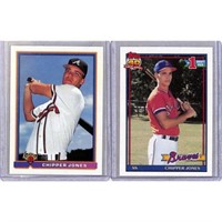 (2) Chipper Jones Rookies