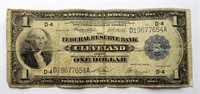 1918 $1 NATIONAL CURRENCY "CLEVELAND"