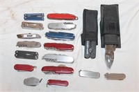 Assort. Utility & Pocket Knives & Pliers