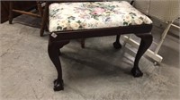 Antique Mahogany Chippendale Bench