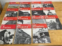 15 TRAINS Magazines, 1948-49