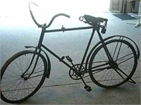 Vintage wooden wheel bicycle