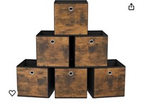 ($42)SONGMICS Storage Cubes, Set of 6 Storage Bins
