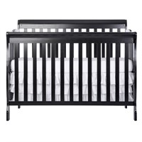 Ashton 5-in-1 Convertible Crib in Black