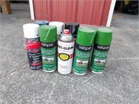 8 CANS OF SPRAY PAINT