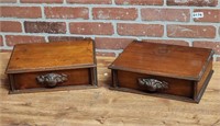 (2) Antique Vanity Drawer Chests