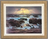 Framed Lithograph By John Pitre
