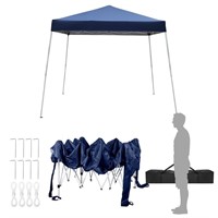N4891 Pop Up 10ftx10ft Base/8ftx8ft Top Patio Tent