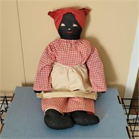 Vtg Black Americana Doll 21" tall