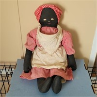 Vtg Black Americana Doll 23" tall