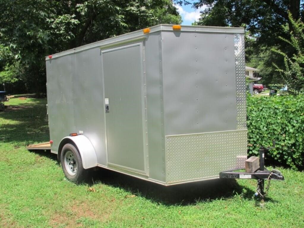 2014 TITAN CARGO TRAILER 12 X 6 SINGLE AXLE RAMP