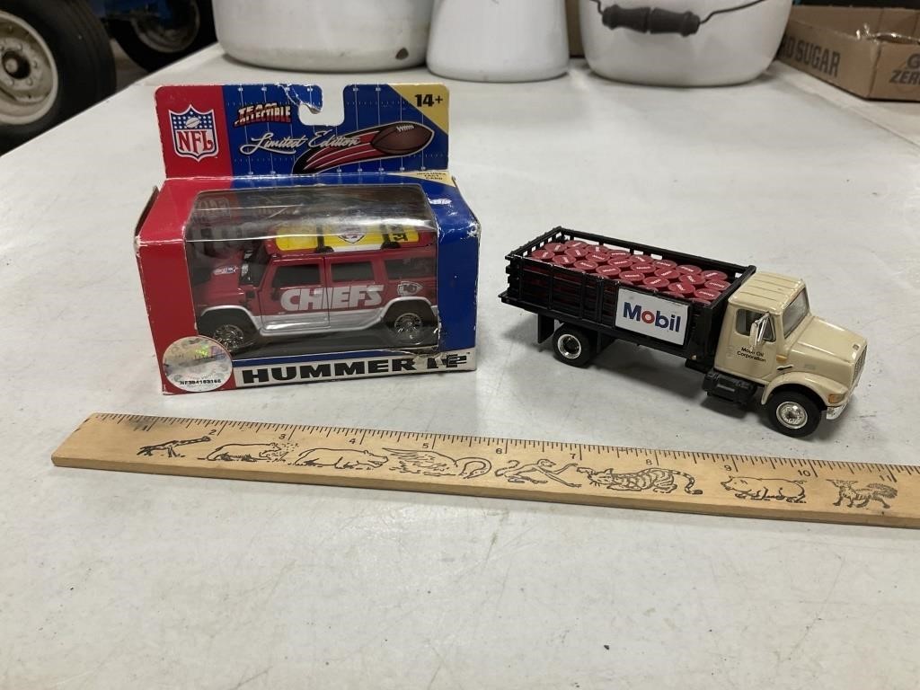 Two 1/43 Scale Diecast Trucks