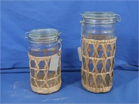 2 Decorative Jars