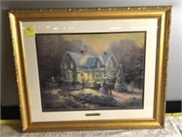 THOMAS KINKADE PICTURE "BLESSINGS OF CHRISTMAS"