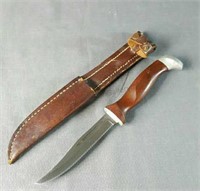 1960's Cutco 1069 Rose Wood Serrated Hunting Knife
