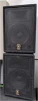 Pair of Yamaha stage monitors Model a-12