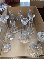 2 box lot of assorted glassware including