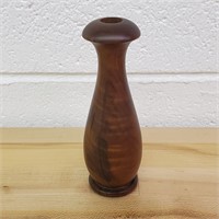 Vintage Oregon Myrtlewood Wooden Vase