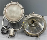 2 Large Crouse-Hinds Spotlights