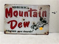 Metal Sign - Mountain Dew