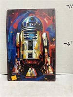 Metal Sign - Star Wars R2 D2
