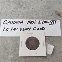 1902 Canadian Penny Edward VII