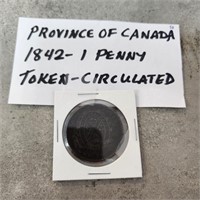 1842 Providence of Canada Penny