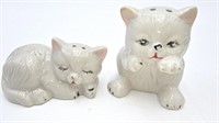 Vintage White Cats Salt and Pepper Shakers