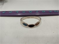 .925 Marked Silver Bracelet-AS-IS TW: 35.5g
