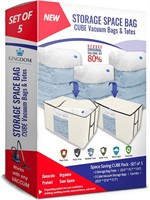 Cube Vacuum Storage Bags  Set of 5