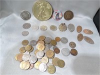 U.S. & International Coins & Tokens Lot