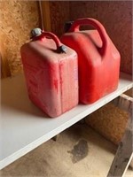 Pair of Medium Fuel Cans with Lawn Fuel