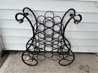 UNIQUE WINE BOTTLE DISPLAY/HOLDER 25X11X19''